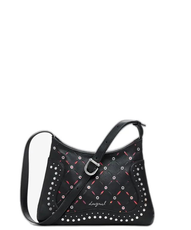 Desigual - Γυναικεία Τσάντα Ώμου Bag Yankee Manaos 25WAXP38-2000 Μαύρο