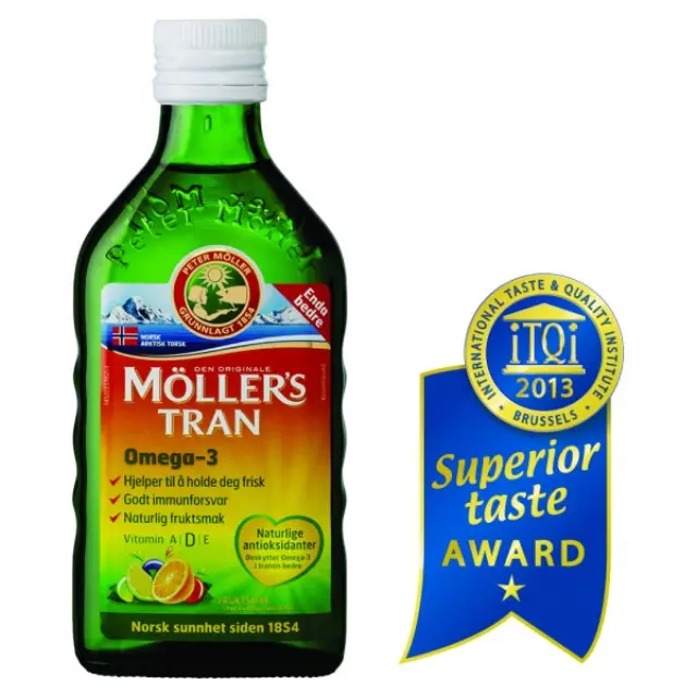 Moller’s Μουρουνέλαιο με Γεύση Φρούτων 250ml 2