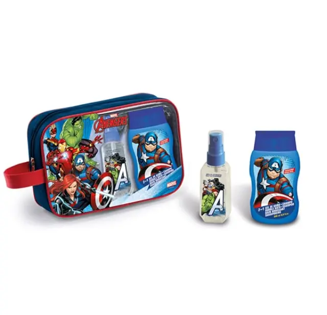 Marvel Avengers Παιδικό Νεσεσέρ Σετ Δώρου: Σαμπουάν & Αφρόλουτρο 2-σε-1 200ml & Παιδικό Άρωμα 90ml