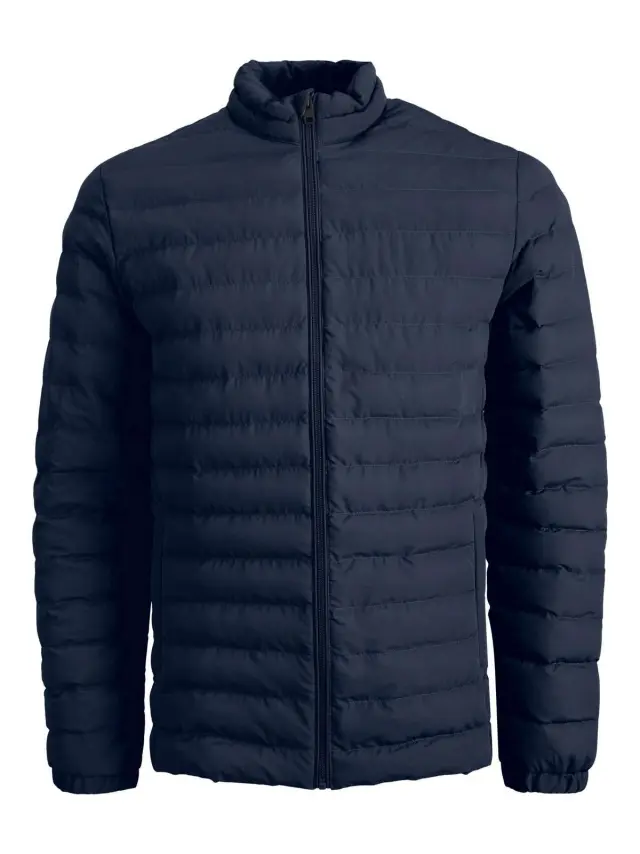 JJERECYCLE PUFFER COLLAR NOOS Navy Blazer