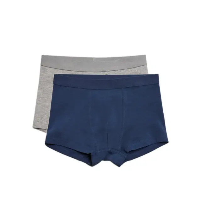 Ysabel Mora Παιδικό Boxer Αγόρι Classic - Διπλό Πακέτο, Χρώμα Γκρι-Σκούρο Μπλε