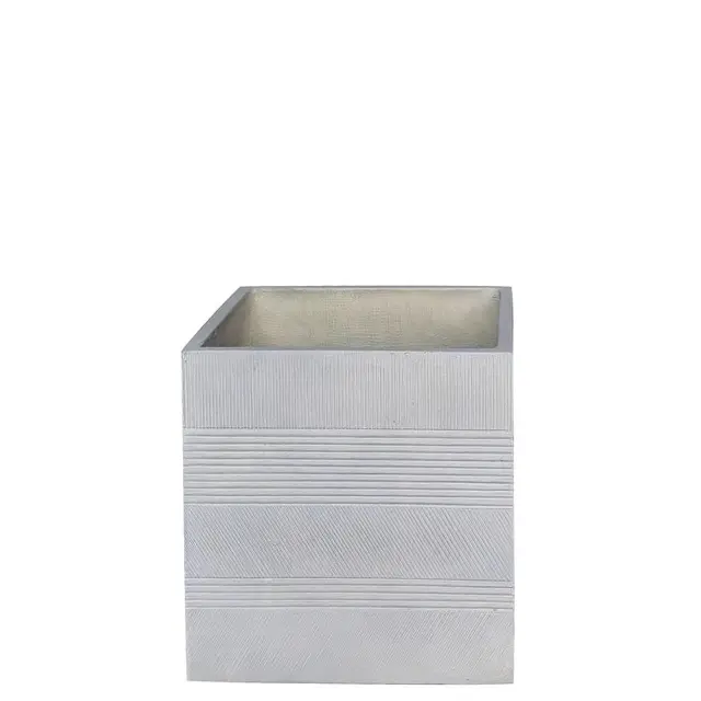 Γλάστρα Μπεζ Τσιμέντο 22x22x22cm