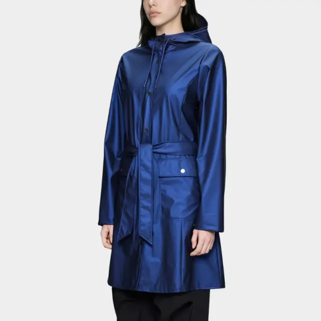 Μπουφάν Rains Curve Long Jacket W3 18130-181 Lucid Μπλε - XL 3