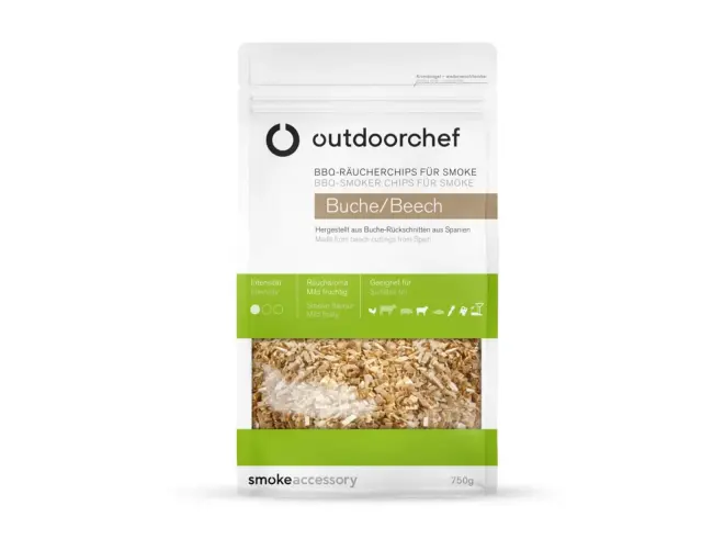 Τσιπς Ξύλου Καπνίσματος BBQ Outdoorchef - 750gr - Άρωμα Οξιάς14.523.18