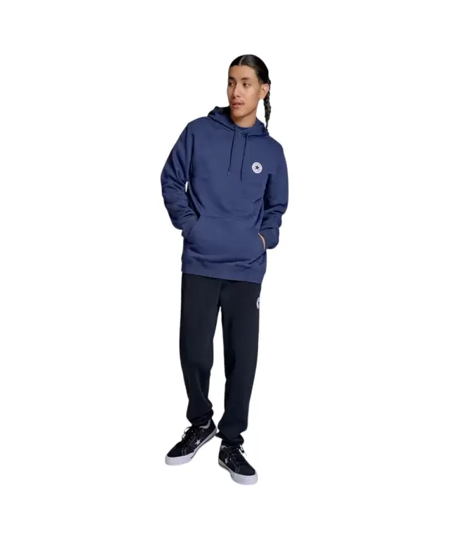 Converse - Ανδρική Μακρυμάνικη Φούτερ Chuck Patch Standard Fit CVM5K981-410 Μπλε - XL 2