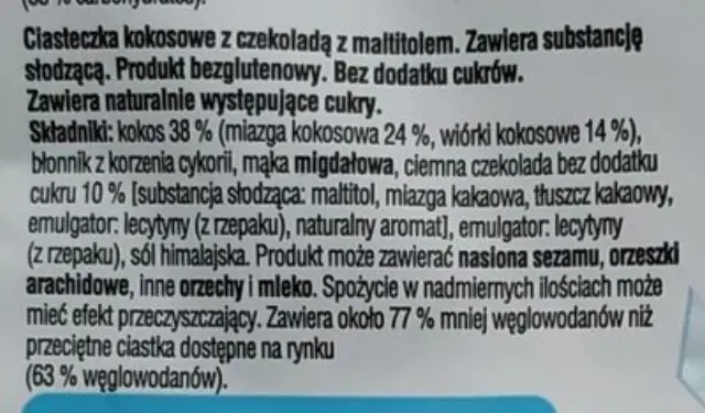 Keto Mini Cookies Καρύδα & Σοκολάτα – Frank & Oli – 90g 5900316552949 2