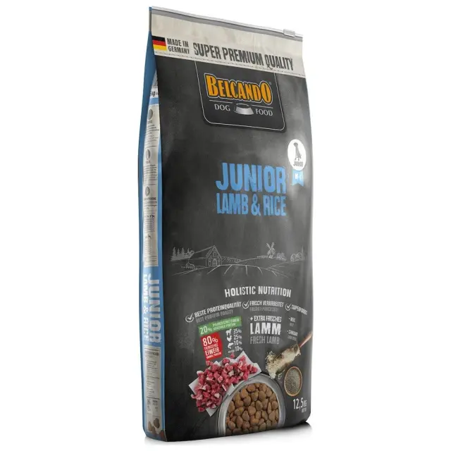 Belcando Junior Lamb & Rice Ξηρά Τροφή για Κουτάβια Μεσαίων & Μεγαλόσωμων Φυλών με Αρνί και Ρύζι 12.5kg
