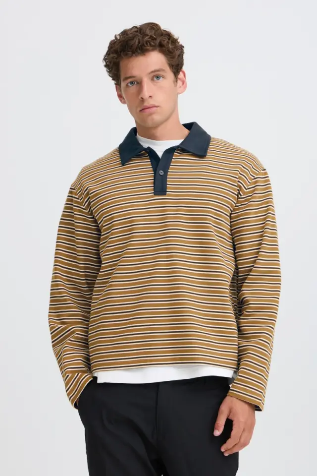 Casual Friday Ανδρική MARCO Polo Mπλούζα – Sepia - XL