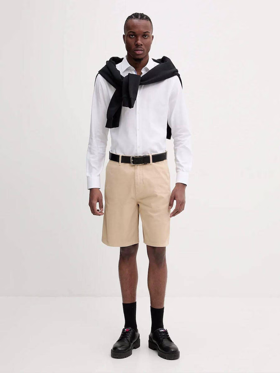 Guess Ανδρική Chino Μπεζ Βερμούδα Μπεζ - 27 2