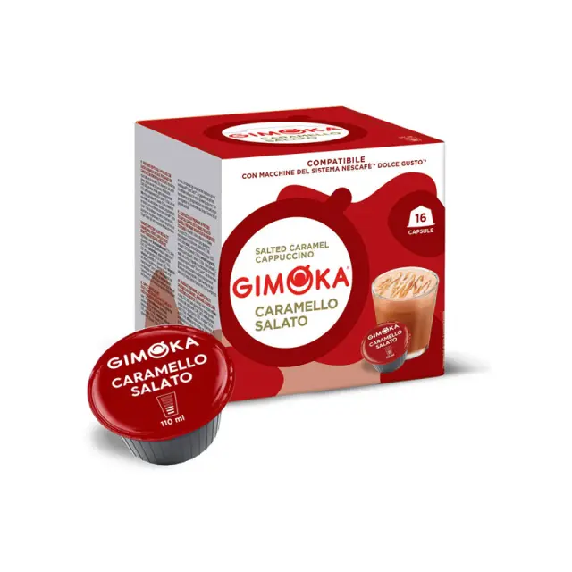 Gimoka Salted Caramel Cappuccino Dolce Gusto κάψουλες - 16 τεμ