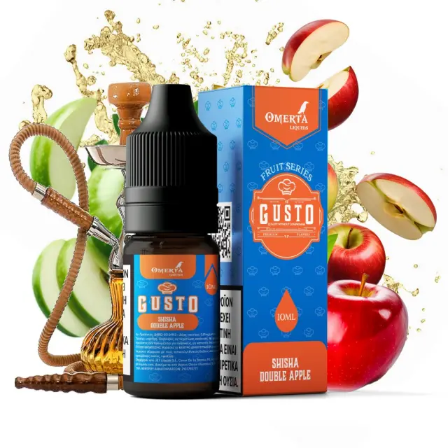 Shisha Double Apple 10ml - Omerta 3mg