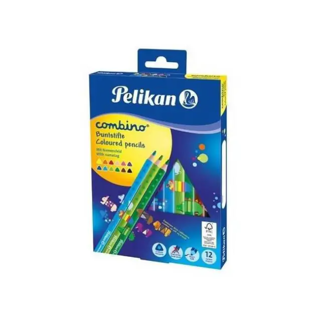 Pelikan Ξυλομπογιές Combino 12 χρώματα (811194)