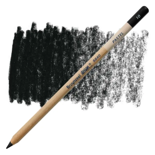 Μολύβι Παστέλ Bruynzeel Design - 10 Black