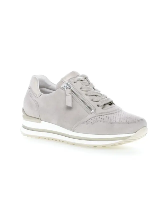 Gabor Sneakers Γυναικείο δέρμα Nubuck Μπεζ GAB/66528 12-PUDER 2