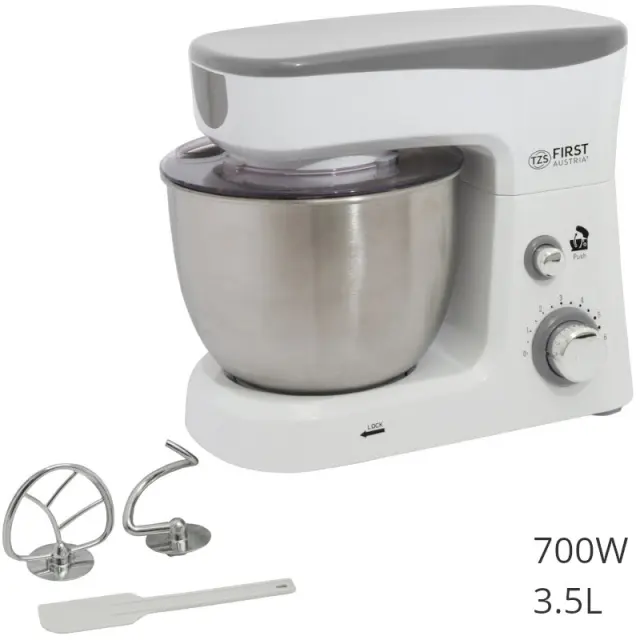 Μίξερ Ζύμης Με Ανοξείδωτο Κάδο 700W FIRST AUSTRIA FA-5259-6