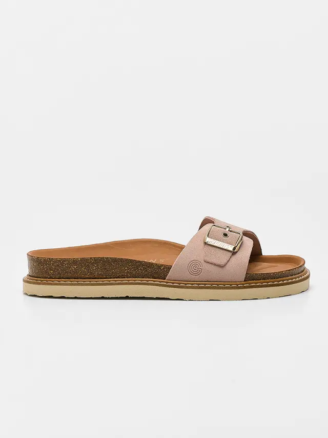 Genuins Πέδιλα Γυναικείο δέρμα Nubuck Ροζ GEN/TORONTO VELOUR G106263 ROSE 2