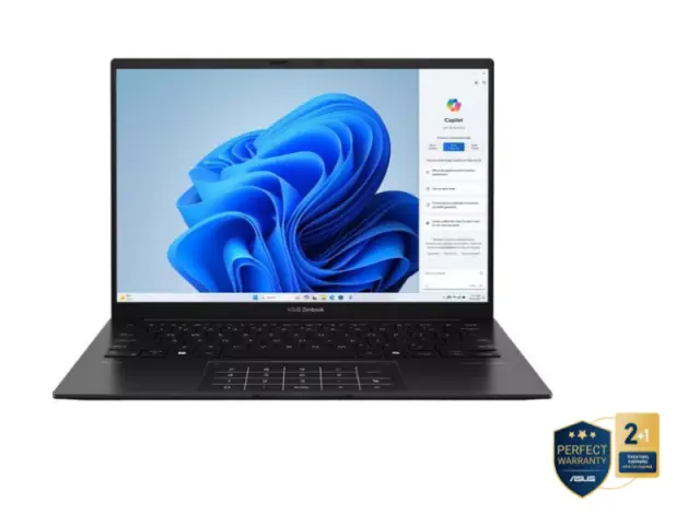 ASUS Laptop Zenbook 14'' AI 7 445 32GB 1TB SSD AMD Radeon Graphics Windows 11 Home 2Y (90NB17R1-M00DT0)