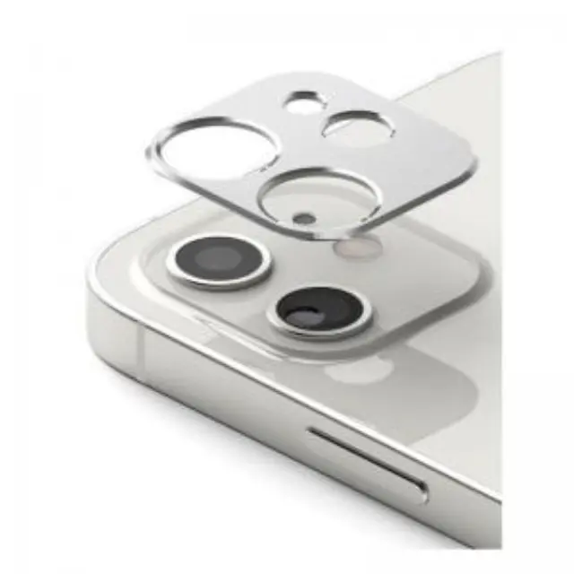 Tempered Glass Full Face Ringke Styling για Τζαμάκι Κάμερας Apple iPhone 12 mini Ασημί (1 τεμ.) N57565 2