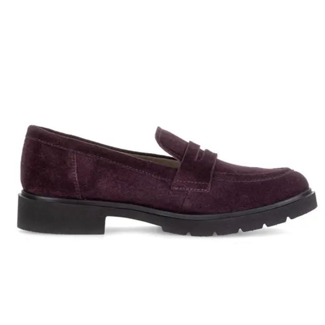 Gabor Μοκασίνια-Loafers Γυναικείο δέρμα Nubuck Μπορντώ GAB/400101 002-MULBERRY - 38