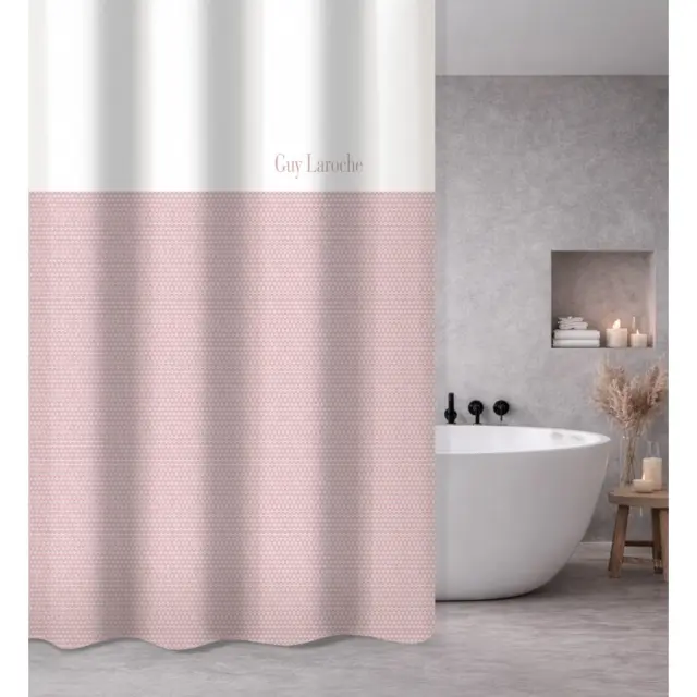 Κουρτίνα Μπάνιου Guy Laroche Sandy Old Pink 180x185