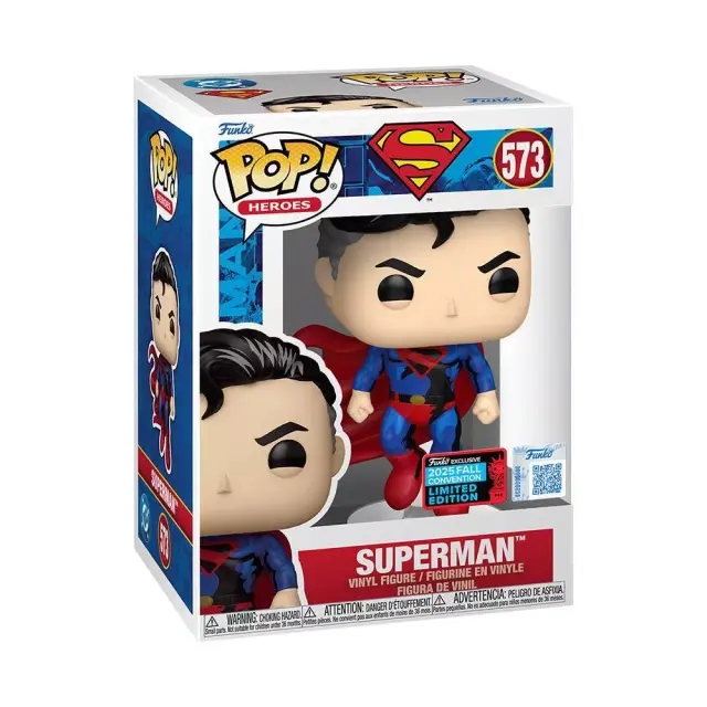 Φιγούρα Funko Pop! Heroes: DC - Superman (Convention Special Edition) #573 Vinyl Figure 3