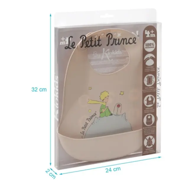 Σαλιάρα Σιλικόνης Little Prince 2