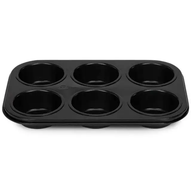 Patisse Φόρμα Muffins Κεικ 6 Θέσεων 221.2892.1 27x18cm Black