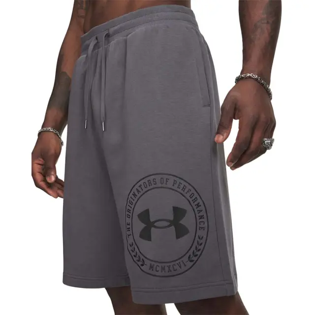 Under Armour Men's Rival Lightweight Graphic Shorts Γκρι Σκούρο 6014689-025 (Under Armour) 3