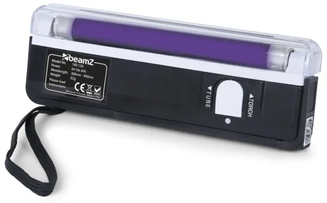 BEAMZ BUV15TL ΦΑΚΟΣ ΜΕ ΛΑΜΠΑ ΦΘΟΡΙΣΜΟΥ UV 6" 2