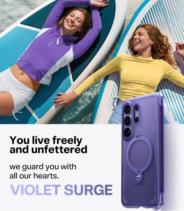 Torras Ostand Q3 Air, violet surge - Samsung Galaxy S26 Ultra 3