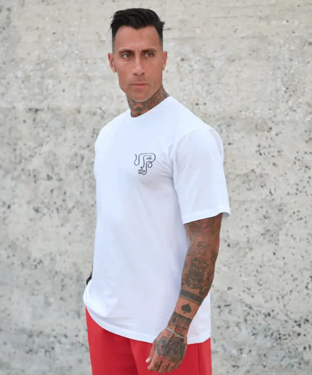 T-shirt Noshame® Oversized Λευκό με τύπωμα - 142679 - XXL 2