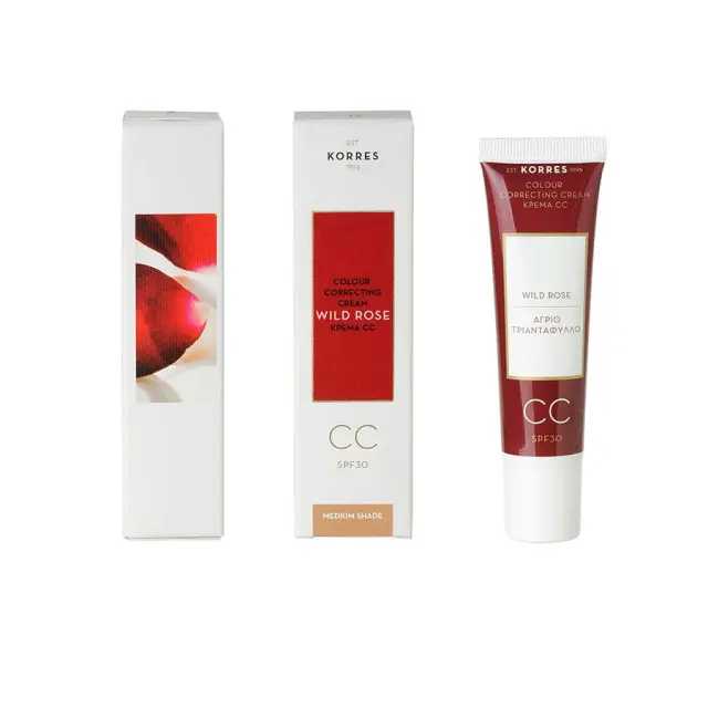 ΚΟΡΡΕΣ Άγριο Τριαντάφυλλο CC Cream Medium SPF 30 30ml
