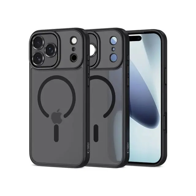 Tech-Protect Θήκη Κινητού iPhone 17 Pro Max Magcam Magsafe Matte Black