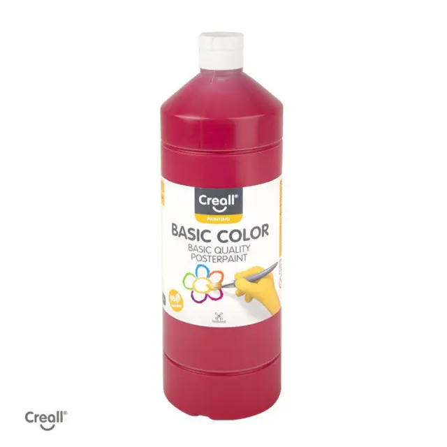 Creall Τέμπερα Basic Color 1000ml Dark Red 06/ 0.92.006 (Creall)