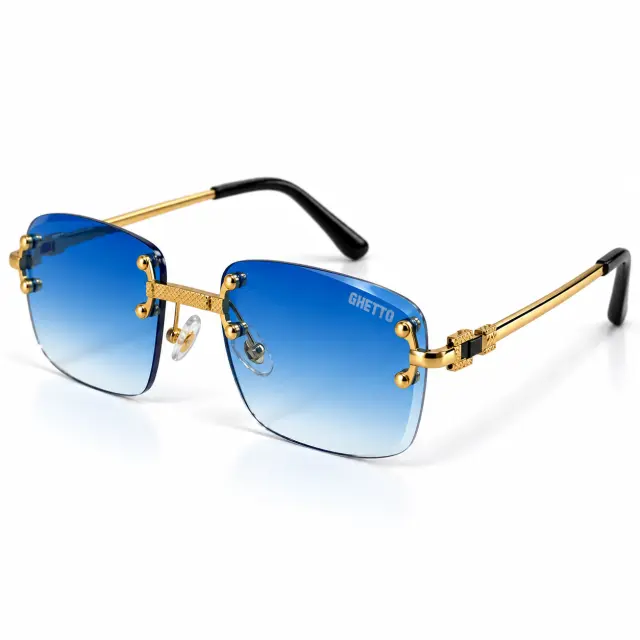 Ghetto Palette Sunglasses – Blue/Gold | Unisex 2