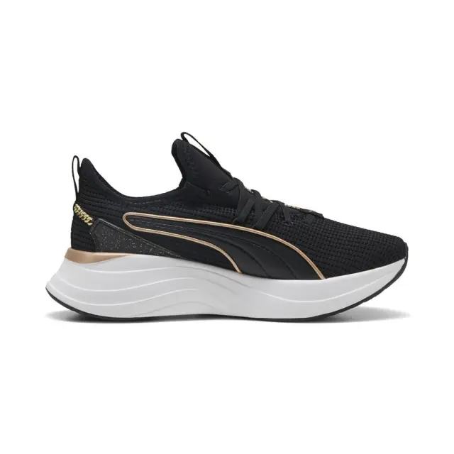Puma Women's Softride Sabrina Polished Chrome Μαύρο - Χρυσό 313719-01 (Puma) 2