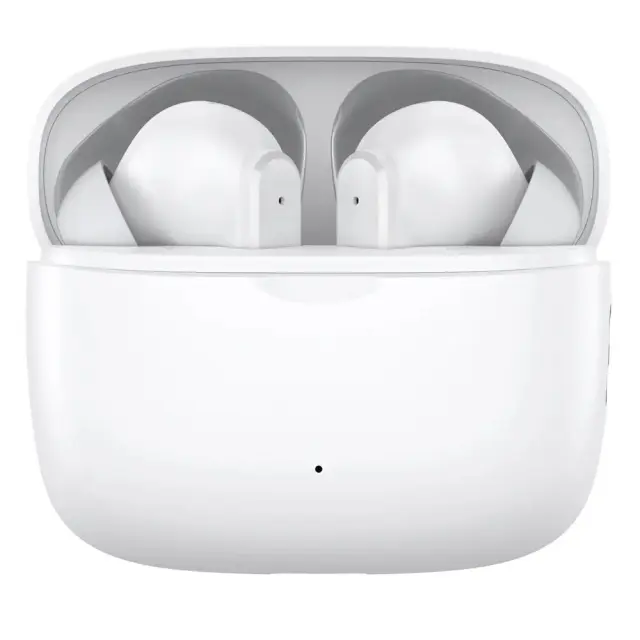 Wireless Hands Free Noozy BH55 V5.4 με ANC + ENC για Μείωση Εξωτερικού Θορύβου 30 ώρες Αναπαραγωγής 6 ώρες Ομιλίας Λευκό
