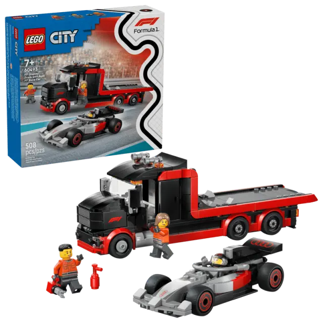 LEGO City F1® Display Truck with Audi F1® Race Car για 7+ Ετών 508τμχ 2