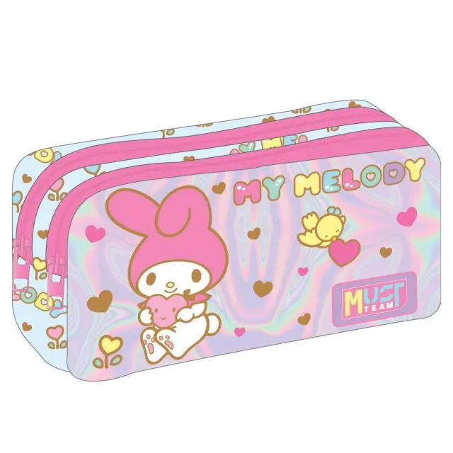 Must Σχολική Κασετίνα Βαρελάκι My Melody Light Blue 2 Θήκες 000490146
