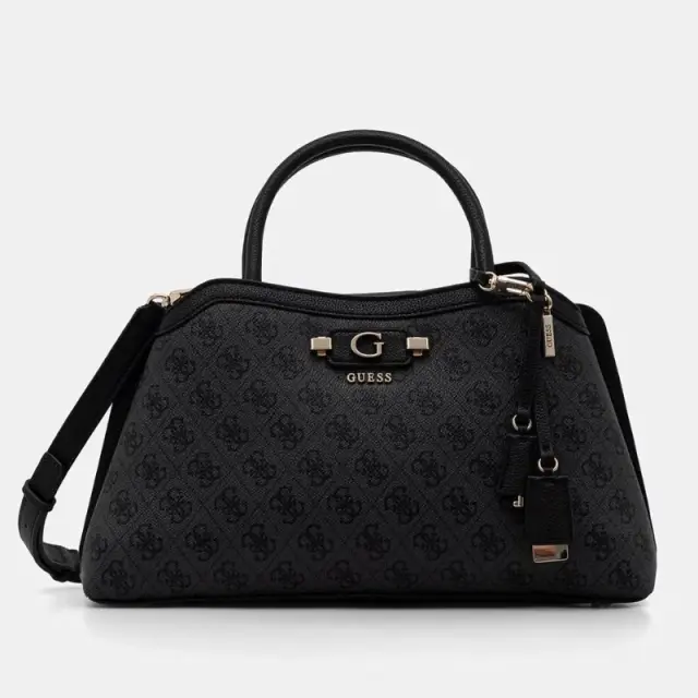 Guess - Γυναικεία Τσάντα Guess Lindsey Satchel HWSG9749060-CLO Μαύρο
