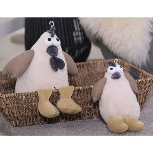 Vadigran Dog Toy Plush Recycled Clucky Rooster Λούτρινο Παιχνίδι 26cm 3
