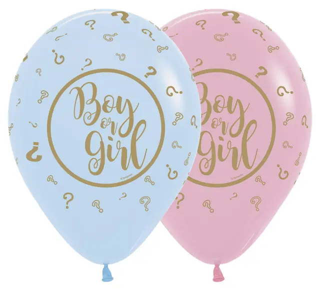 Μπαλόνια Λάτεξ 11 Gender Reveal Boy or Girl / 25 τεμ