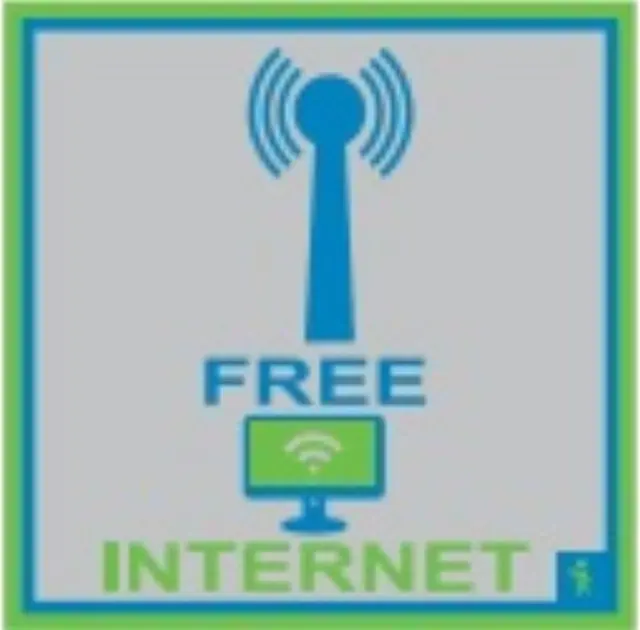 Σήμα Αλουμινίου WIFI Free 9.5x9.5cm
