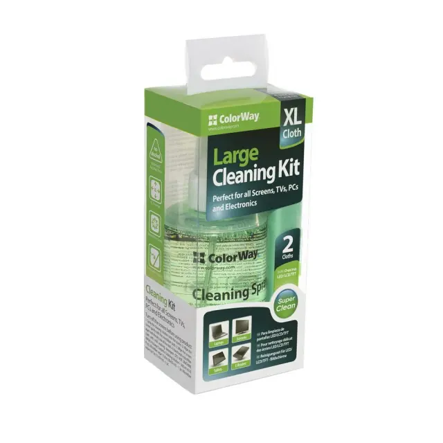 ColorWay Large Cleaner 3 σε 1 – Καθαριστικό για Οθόνες 200ml (CW-5200) - Πράσινο 3