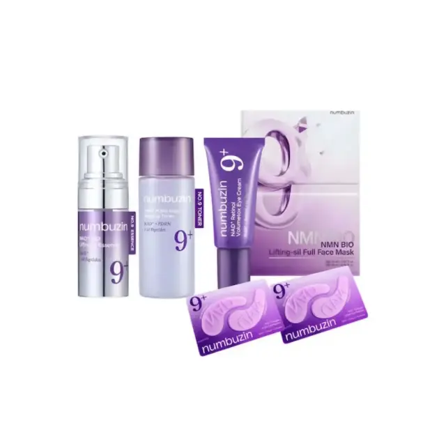 Numbuzin No.9 NAD+ Trial Kit Σετ Κορεάτικης Αντιγηραντικής Περιποίησης Προσώπου με 6 Προϊόντα