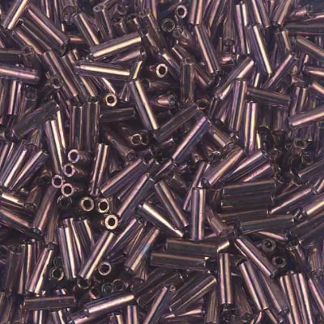 Χάντρα Miyuki Glass Bugles - 1884 - Violet Gold Luster 6mm - 10gr