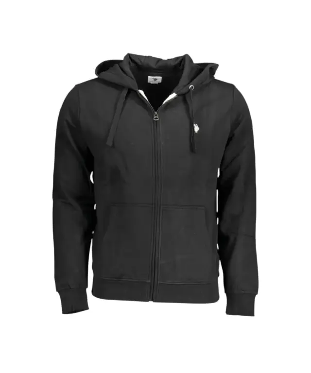 U.S. Polo Assn. - Ανδρική Φούτερ Ζακέτα με Κουκούλα και Τσέπες 63025-53223-199 Μαύρο - 2XL 3