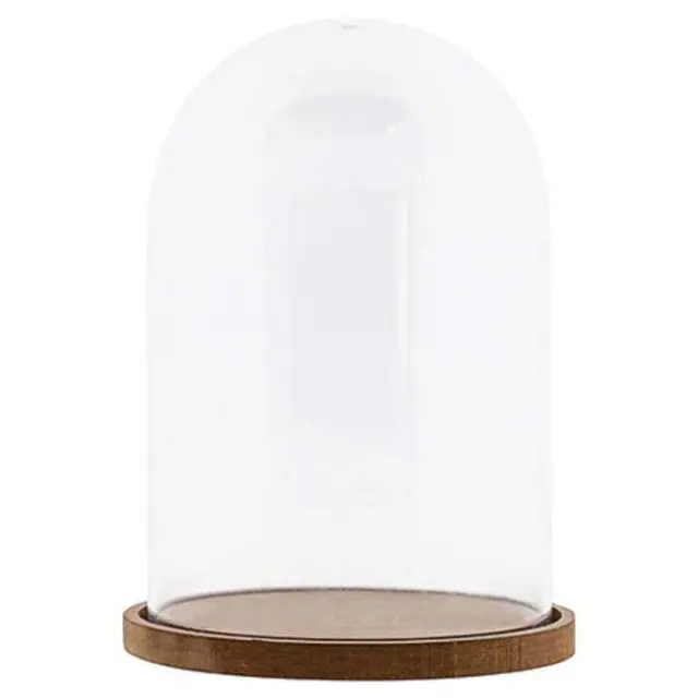 Θόλος Πλαστικός (Χιονόμπαλα) με Βάση MDF 10cm Ø7.7cm