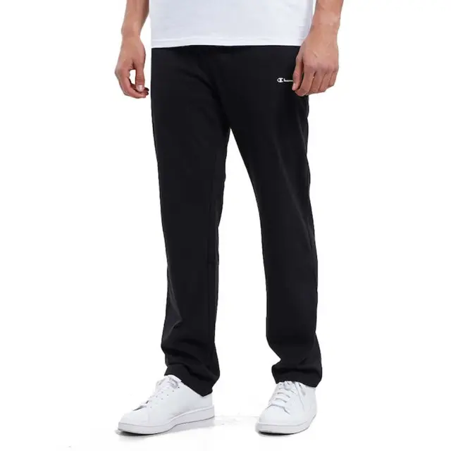 Champion Men's Standard Fit Straight Hem Pants Μαύρο 221805-KK001 (Champion) - Small