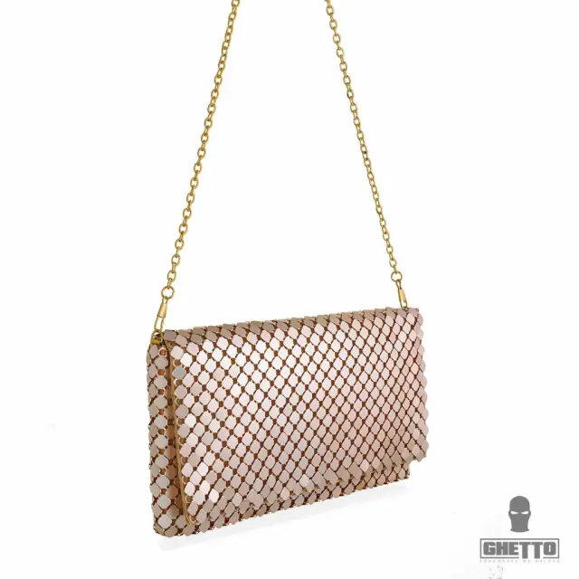 Ghetto Clutch New Design Acrylic Bag Champagne